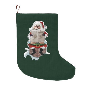 Santa Party Pooper Funny Christmas Stockings by LaughingShirts at Zazzle