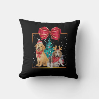 Santa paws Christmas box - Pillow