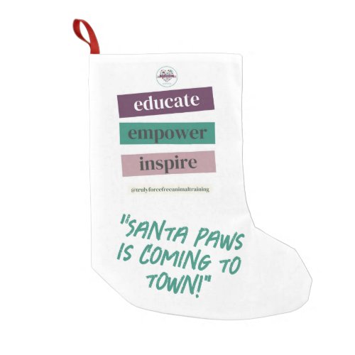 Santa Paws is coming to town Pet Stocking