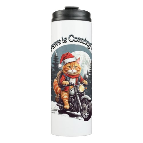 Santa Paws is Coming to Town   Thermal Tumbler