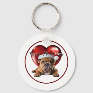 Santa Paws Keychain