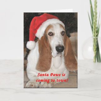 Santa Paws "Merry Christmas" Card