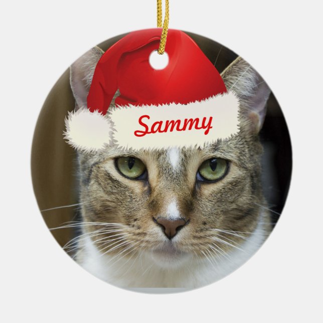 Santa Paws Ornament (Front)