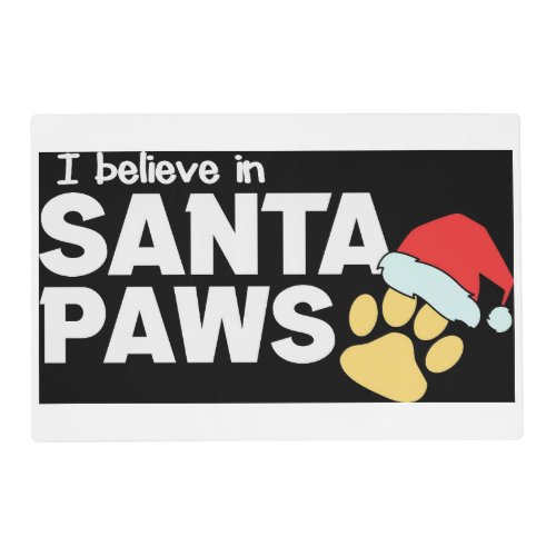 Santa Paws Pet Placemat