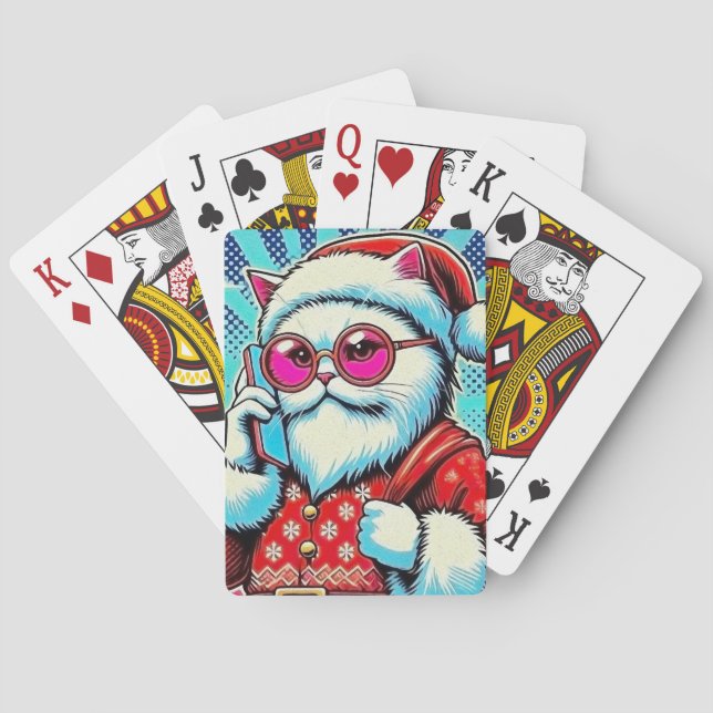 Santa Paws Poker Cards (Back)