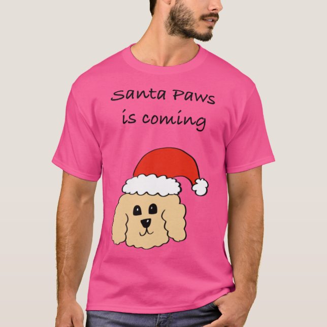 Santa Paws vintage T-Shirt (Front)