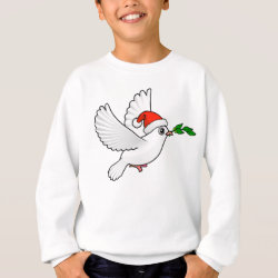 Cute Peace Dove with Santa Hat Kids' American Apparel Organic T-Shirt