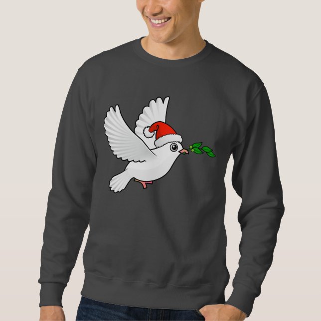 Santa Peace Dove Sweatshirt (Front)