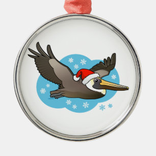 Santa Peli Metal Ornament
