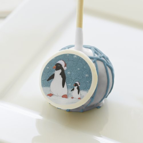 Santa Penguins Cake Pops