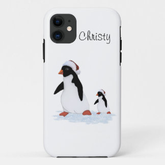 Santa Penguins iPhone 11 Case