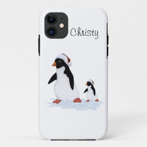Santa Penguins  iPhone 11 Case