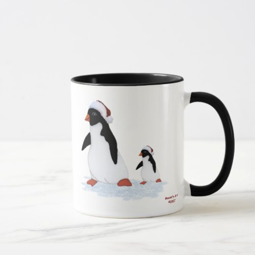 Santa Penguins Mug