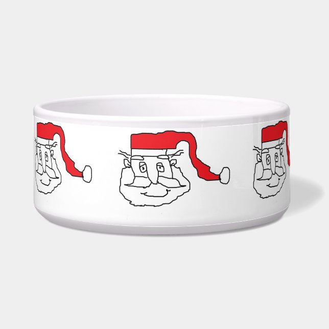 Santa Pet Bowl (Front)