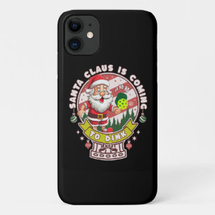 Santa Pickleball Christmas, Funny Santa iPhone 11 Case