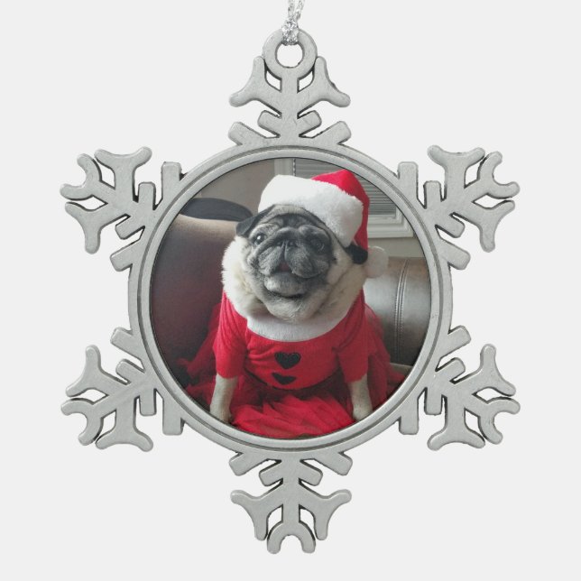 Santa Pickles Ornament (Front)