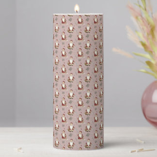 Santa Pillar Candle