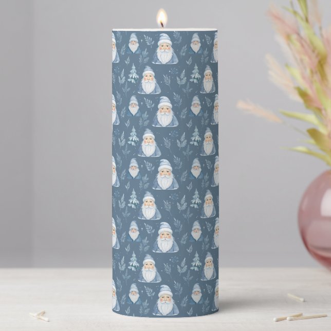 Santa Pillar Candle (In Situ)