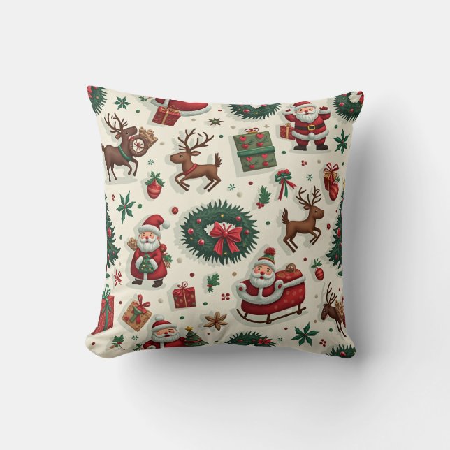 Santa pillow cusion (Front)