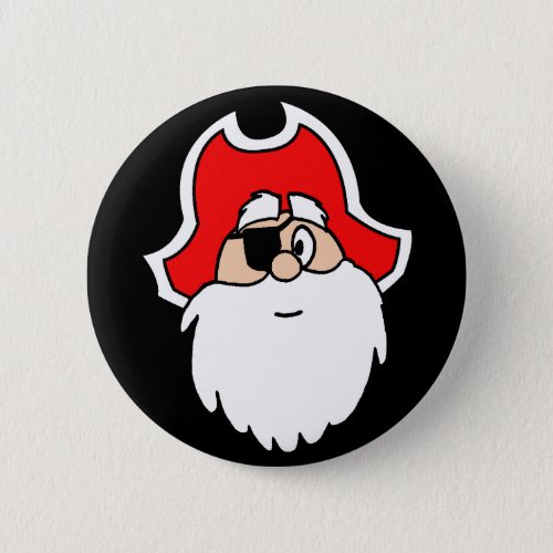 Santa Pirate Button