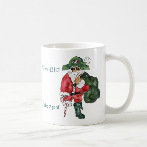 Santa Pirate Christmas Mug