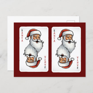Santa Playing Card for Christmas