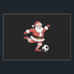 Santa Plays Soccer Christmas Sports Wrapping Paper Sheets<br><div class="desc">Santa Plays Soccer Christmas Sports</div>