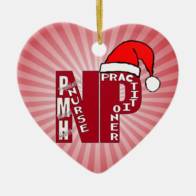 SANTA PMH-NP BigRed Ceramic Ornament (Front)