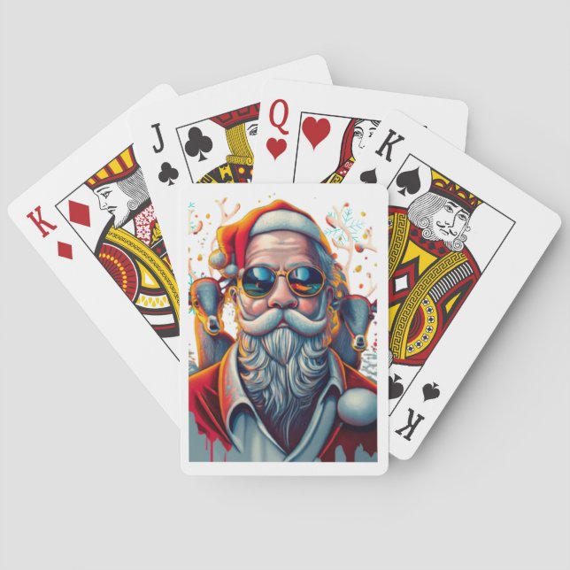 santa poker cards (Back)