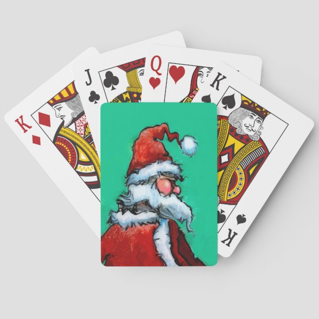 Santa Poker Cards (Back)