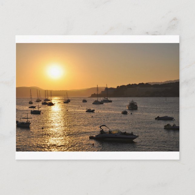 Santa ponsa sunset postcard (Front)