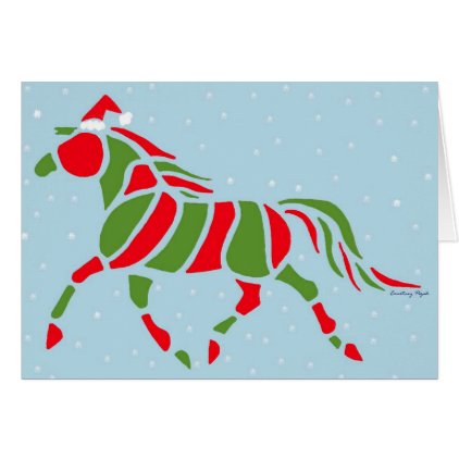 Santa Pony Card