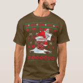 Santa pooping down chimney on sale sweater