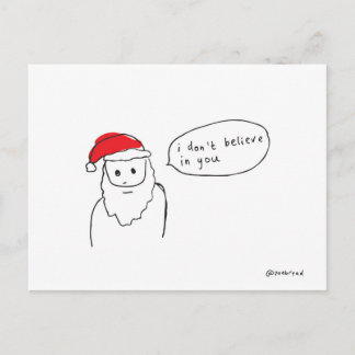 santa postcard