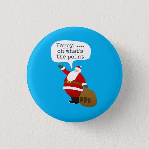 Santa PPE Button