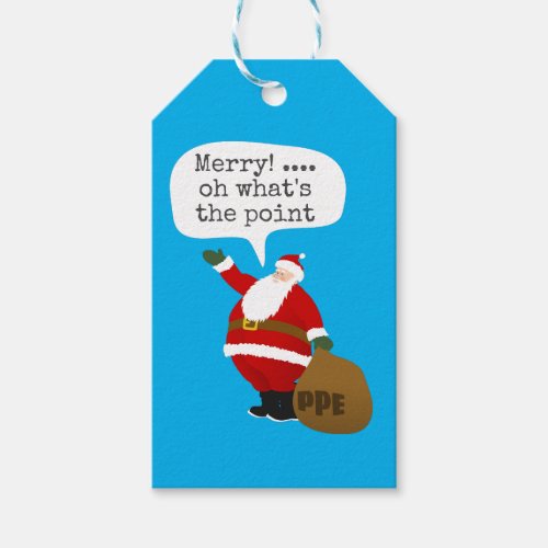 Santa PPE Gift Tags