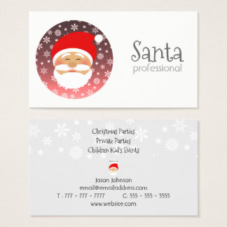 santa business cards