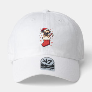 Santa Pug Delight 47 Brand Hat
