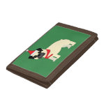 Santa Pug Trifold Wallet