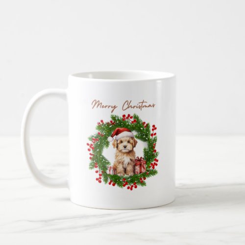 Santa pup Christmas mug