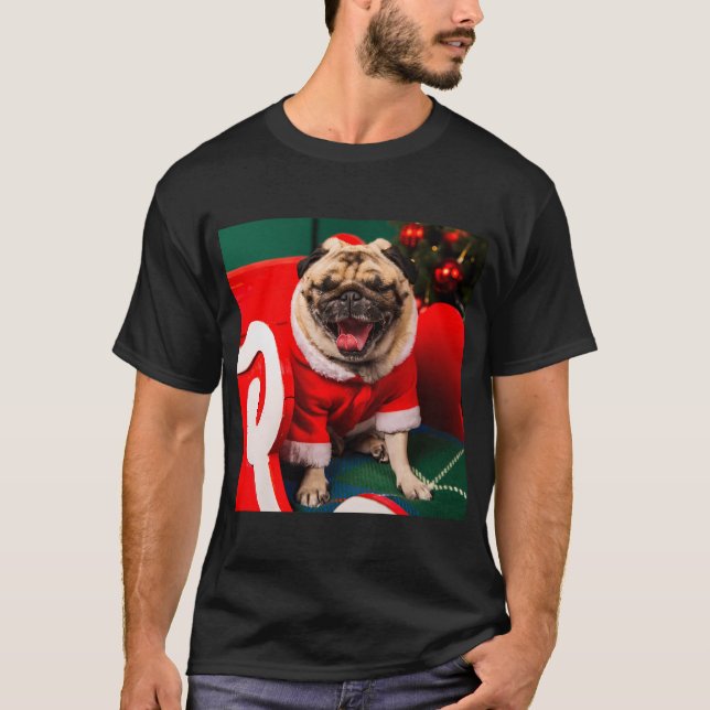 Santa Puppy T-Shirt (Front)