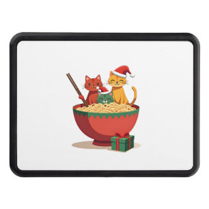 Santa Ramen Cats Anime Christmas Xmas Kids Girls M Hitch Cover