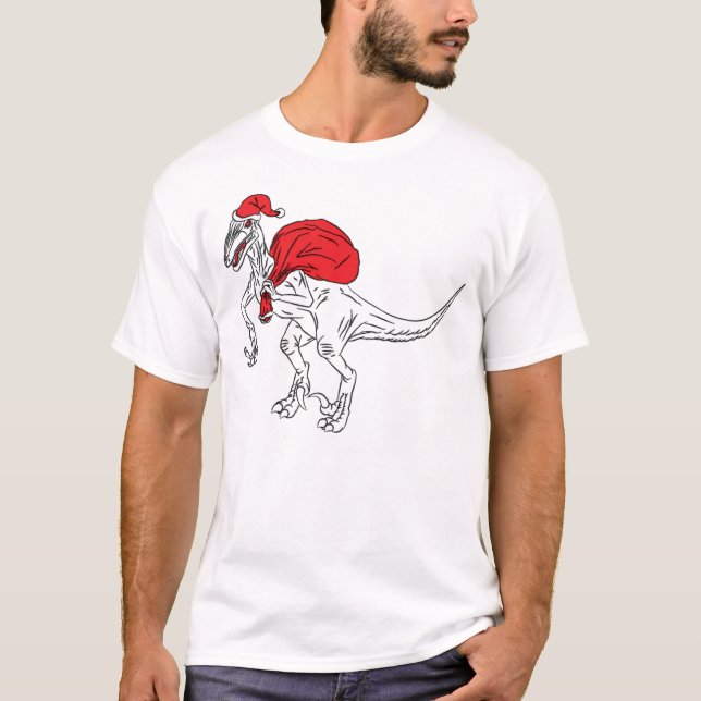 Santa Raptor T-Shirt (Front)