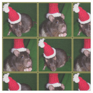 Santa Rat Fabric