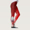Santa red leggings