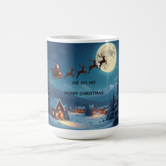 Santa Reindeer Moon Mug (Center)