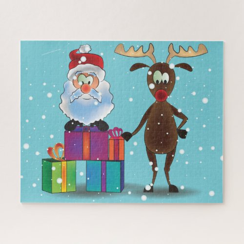 Santa  Reindeer Puzzle