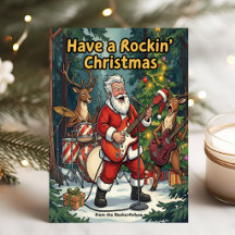 Santa Reindeer Rockin' Christmas Band
