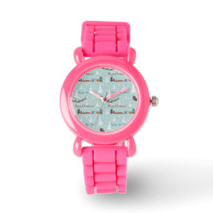 santa reindeer team watch