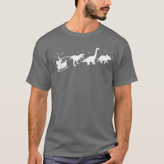 Santa Riding Dinosaur T re Christmas Boys Men Xmas T-Shirt